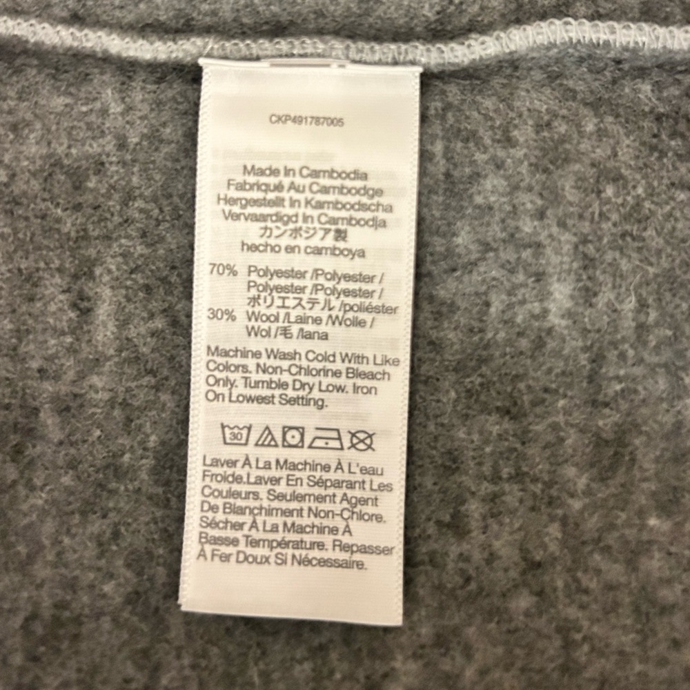 Madewell Gray Bomber Jacket - Picture 11 of 11